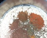 A picture of step 1 of Masala besan bread.
