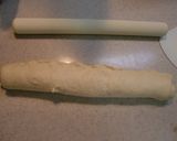 A picture of step 2 of Rolled and Cut Cinnamon Rolls.