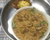 ஸ்டீட் புட் ஸ்டைல் காளான் பிரியாணி ரெசிபி ஸ்டேப் 9 புகைப்படம்