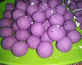 Foto langkah ke 3 dari resep Bola Ubi Es Buah.
