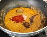 A picture of step 8 of Egg Lababdar.
