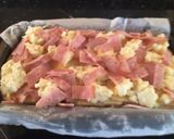 Foto del paso 5 de la receta: Pastel de jamón y tocineta