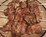 A picture of step 2 of Grilled Pork Kabobs.