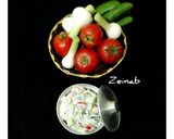 عکس مرحله 2 از دستور سالاد خیار و گوجه با سبزی
