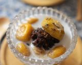 A picture of step 7 of Coconut Zenzai with Kabocha Shiratama.