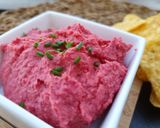 Foto del paso 4 de la receta: Hummus de remolacha con triángulos de maíz