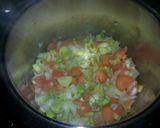A picture of step 2 of Mushroom and Potato Soup.