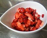A picture of step 12 of Strawberry Tiramisu Roll Cake.