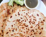 A picture of step 5 of Aloo bhary parathy.