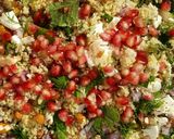 A picture of step 7 of Herby feta couscous salad.