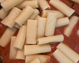 Foto del paso 4 de la receta: Rigatoni con berenjena frita y mozzarella