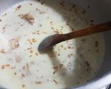 صورة لخطوة 3 من وصفة سباغيتي بالصلصة البيضاء 🍝 أكلة سريعة ولذيذة 🍗😋