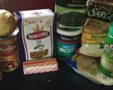 A picture of step 1 of Cheesy Ziti Florentine.