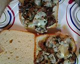 A picture of step 4 of Grilled pork steak sandwich.