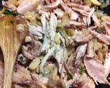 A picture of step 5 of sandra's chicken and rice casserole.