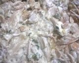 A picture of step 6 of sandra's chicken and rice casserole.