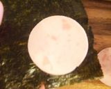 A picture of step 3 of Hina Doll's Day Character Bento Rice Balls.