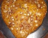 A picture of step 6 of Heart shaped Orange almond cake.