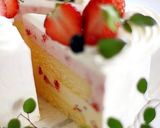 A picture of step 18 of Strawberry Tiramisu Mousse Cake.