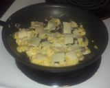 A picture of step 8 of Cheesesteak Scrambled Eggs.