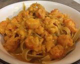 A picture of step 4 of Lobster Langostino Pasta.
