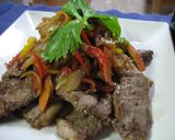 A picture of step 10 of Japanese-Style Steak – Great with Rice.