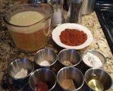 A picture of step 1 of 20 minute Enchilada sauce.