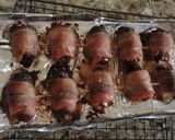 A picture of step 7 of Dates Wrapped in Bacon.