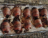 A picture of step 7 of Dates Wrapped in Bacon.