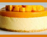 A picture of step 8 of Mango Cream Cheese Cake.