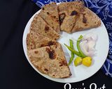 A picture of step 3 of Buckwheat and Wheat Flour Rotis.