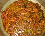 A picture of step 4 of Beef BBQ Rice.