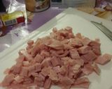 A picture of step 1 of Pasta caruso.