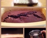 A picture of step 9 of AMIEs CHOCOLATE and PEAR CAKE.