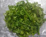 A picture of step 3 of Green Pulao (Jain).