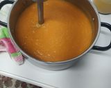 Foto del paso 4 de la receta: Crema de calabaza 🎃y zanahorias 🥕 con garbanzos crujientes