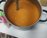 Foto del paso 4 de la receta: Crema de calabaza 🎃y zanahorias 🥕 con garbanzos crujientes