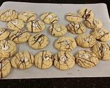 A picture of step 11 of White Chocolate Cookies with a Cookies and Cream Center.