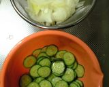 A picture of step 3 of Deli-Style Kabocha Salad with Aromatic Cinnamon.