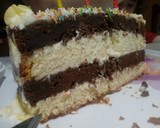 Foto del paso 4 de la receta: Nude cake de chocolate y vainilla