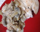 A picture of step 8 of My Baked Chicken with Mustard Mushroom Sauce and Side Salad 😊.
