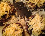 A picture of step 5 of Blackbean naanwich.
