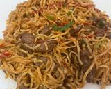 A picture of step 3 of Thai Beef Noodles.