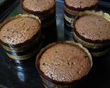 A picture of step 9 of Molten Chocolate Cake.