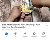 Foto langkah ke 1 dari resep Bolu pisang 1 telur tanpa oven tanpa mixer.
