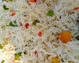 A picture of step 8 of Eggs and vegetable fried rice.