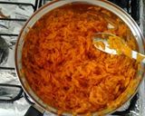A picture of step 2 of carrot tortilla.