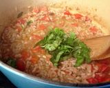 A picture of step 7 of Tomato & Basil Risotto.