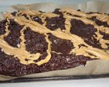 A picture of step 4 of Peanut Butter Brownies Bar.