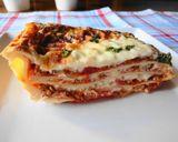 A picture of step 8 of Lasagna for Christmas Dinner.